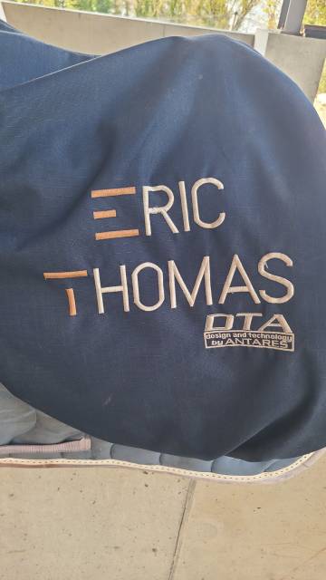 Sella da salto ostacoli Eric Thomas  17.5" - 2019