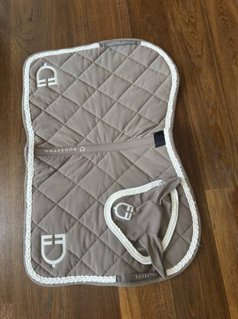 SOTTOSELLA EQUITAZIONE EQUESTRO BEIGE CON CUFFIETTA