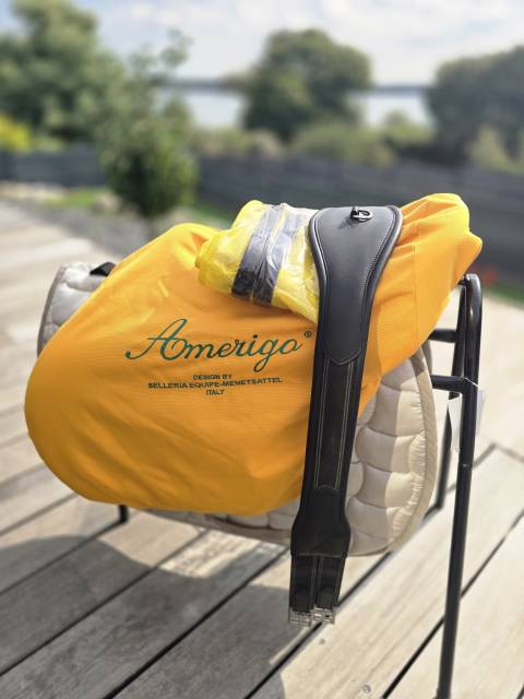 Sella da salto ostacoli Amerigo Octave Pinerolo 17.5" - 2024