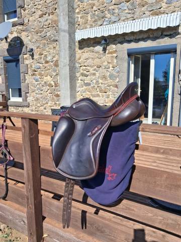Sella da dressage Zaldi  17" - 2019