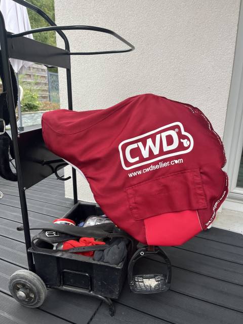 Sella da salto ostacoli CWD  17" - 2018