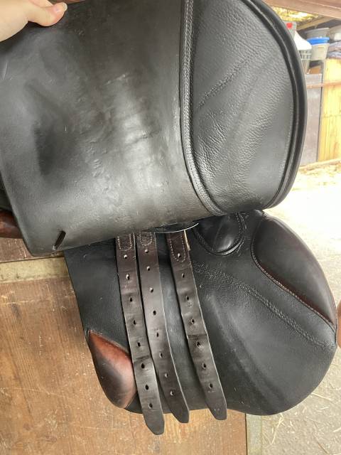 Sella mista Forestier Pompadour 17.5" - 1996