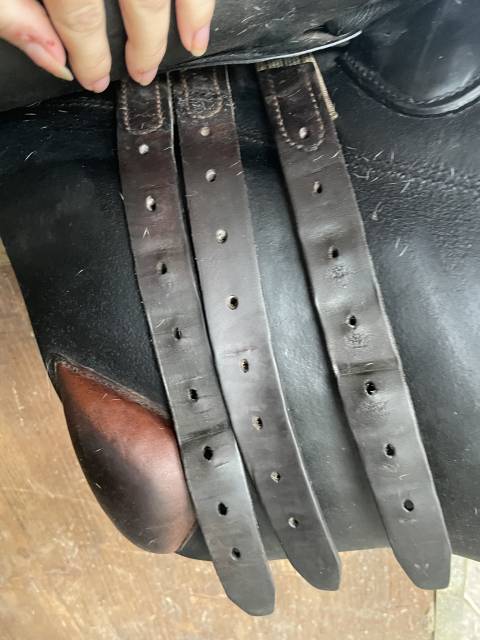 Sella mista Forestier Pompadour 17.5" - 1996