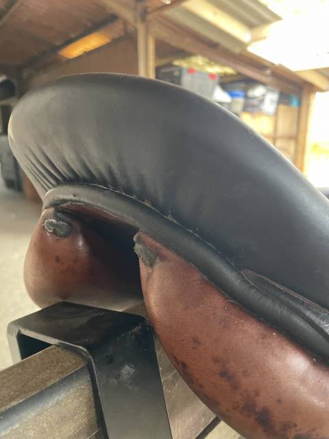 Sella mista Forestier Pompadour 17.5" - 1996