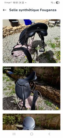 Sella da trekking Fouganza  18" - 2021