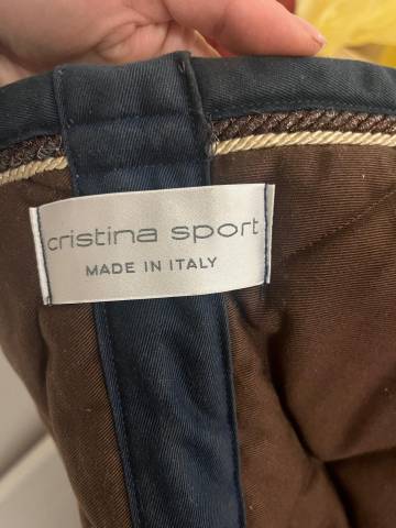 completo coperta cuffietta sottosella Cristina Sport
