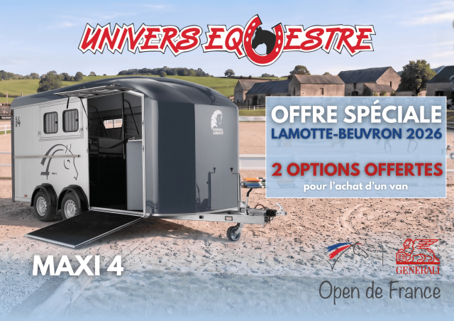 Trailer Cheval Libert&eacute; optimax 4 Cavalli 2026 Nuovo
