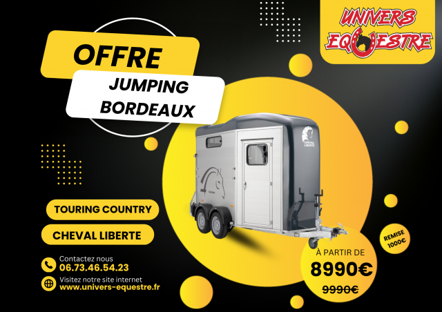 Trailer Cheval Liberté TOURING PONT AVANT 2 Cavalli 2025 Nuovo