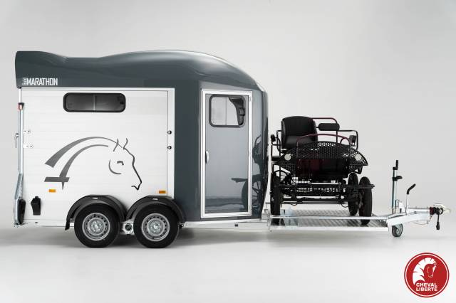Trailer Cheval Liberté MARATHON 2 Cavalli 2024 Nuovo