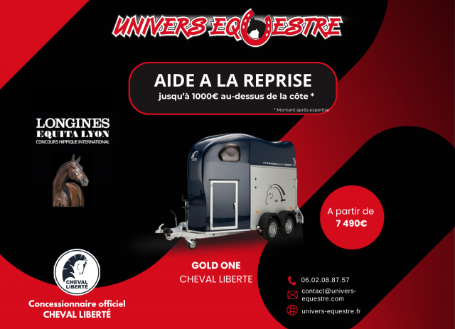 Trailer Cheval Liberté GOLD ONE 1,5 Cavalli 2025 Nuovo