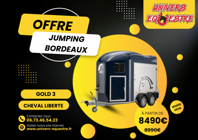 Trailer Cheval Liberté GOLD 3 2 Cavalli 2025 Nuovo