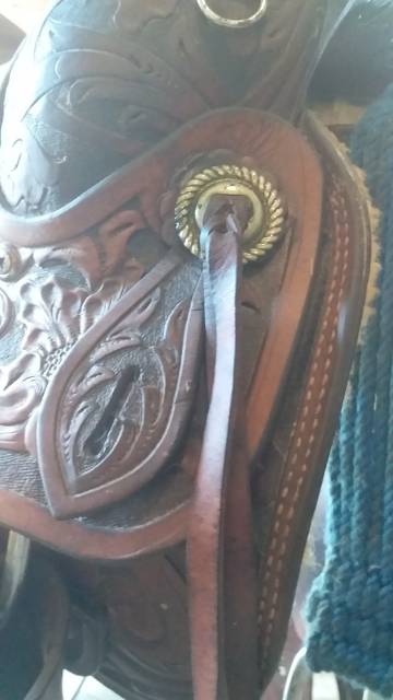 Sella western  Circle Y  17" - 1990