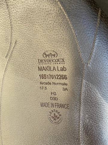 Sella da dressage Devoucoux Makila Lab 17.5" - 2016