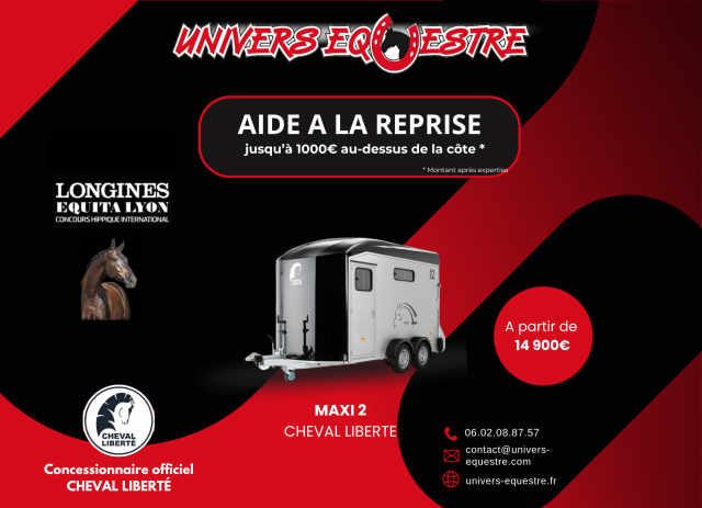 Trailer Cheval Liberté DUOMAX 2 Cavalli 2025 Nuovo