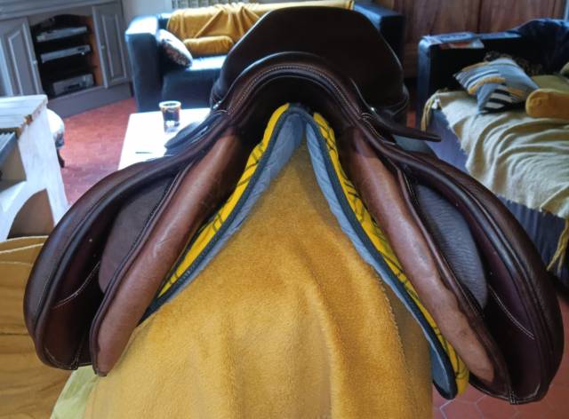 Sella da salto ostacoli Ikonic Jumping classic 17" - 2016