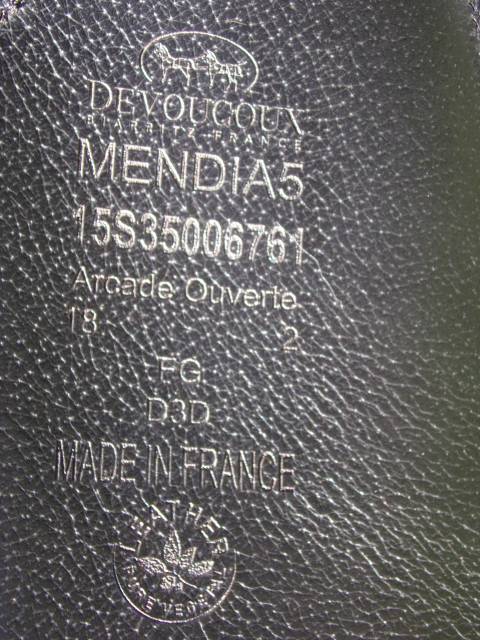 Sella da dressage Devoucoux  18" - 2015