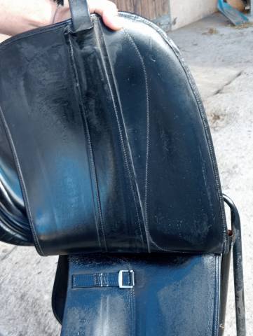 Sella da dressage Zaldi Édition limitée Carlos Pinto millenium  17.5" - 2001