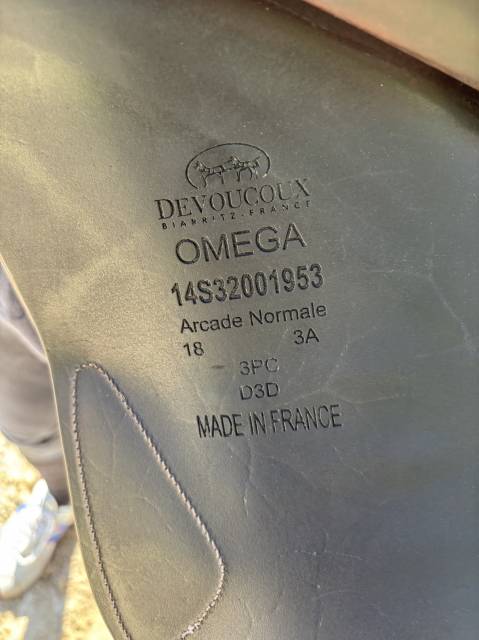 Sella da salto ostacoli Devoucoux  18" - 2014