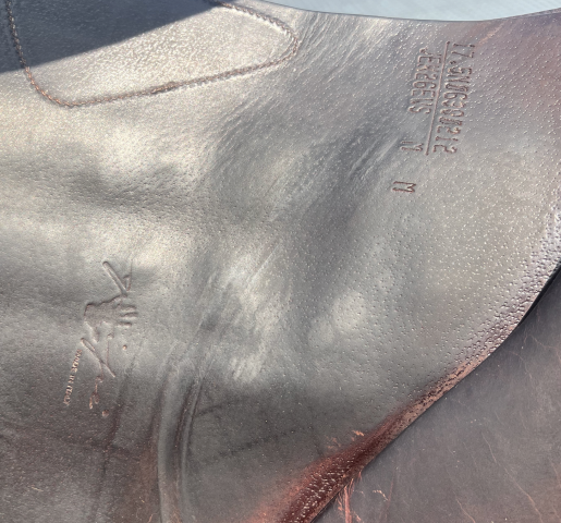 Sella da salto ostacoli Equipe E-Carbon 17.5" - 2013