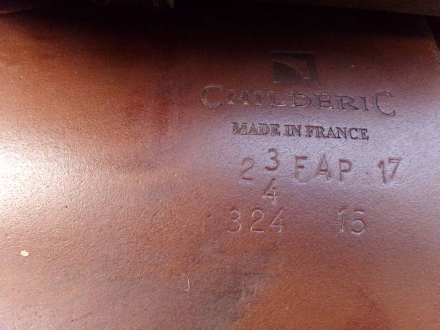 Sella da salto ostacoli Childeric  17" - 2015