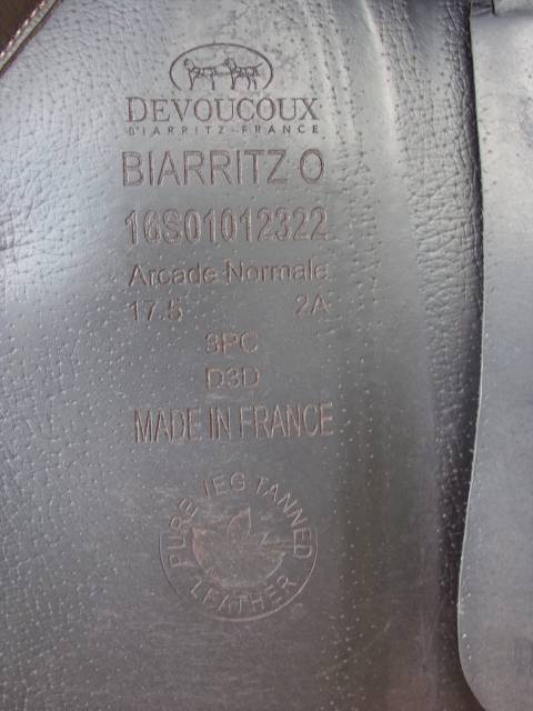 Sella da salto ostacoli Devoucoux  17.5" - 2016