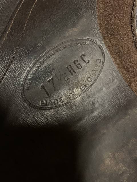 Sella mista KENT & MASTERS HW (Hight-Wither) haut garrot 17.5" - 2016