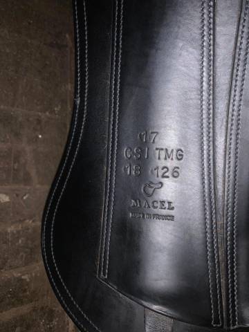 Sella da dressage Macel  17" - 2018