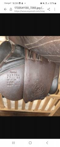 Sella da salto ostacoli Forestier  17" - 2022