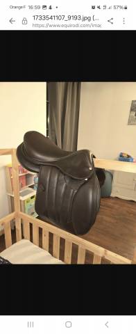 Sella da salto ostacoli Forestier  17" - 2022