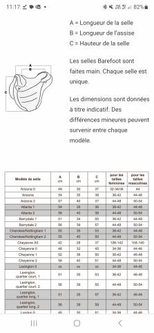 Sella da trekking Barefoot   17" - 2023