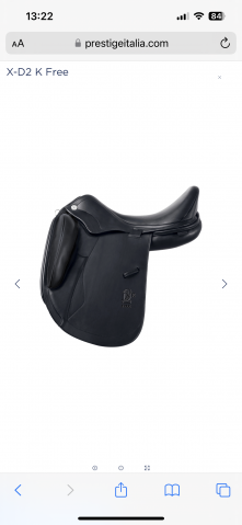 Sella da dressage Prestige Italia  17" - 2017