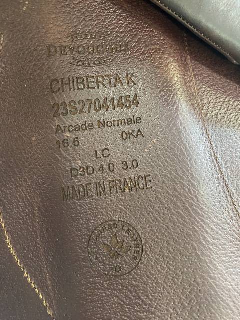 Sella da salto ostacoli Devoucoux  16.5" - 2023