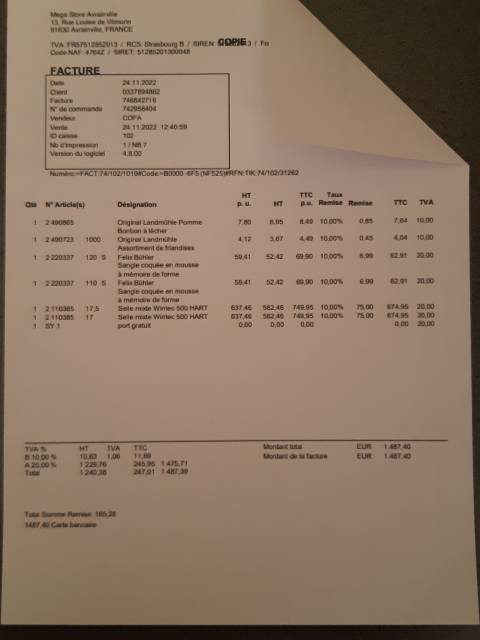 Sella mista Wintec  17.5" - 2022