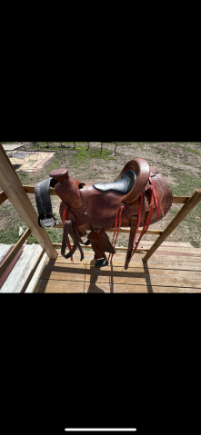 Sella western  Selle western working cow Leaf 18" - 2018