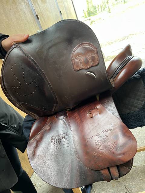 Sella da salto ostacoli  Bruno Delgrange  17.5" - 2020