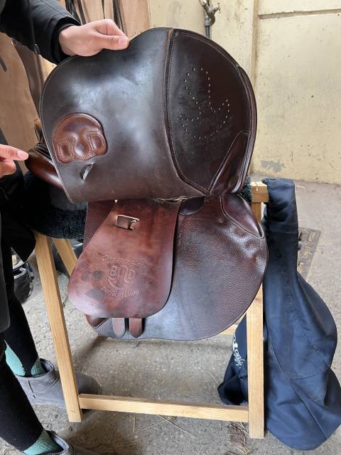 Sella da salto ostacoli  Bruno Delgrange  17.5" - 2020