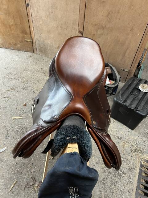 Sella da salto ostacoli  Bruno Delgrange  17.5" - 2020