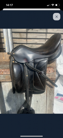 Sella da dressage Henri de Rivel  17" - 2015