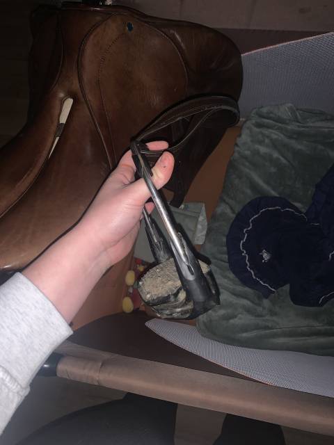 Sella da salto ostacoli Stubben  17.5" - 2017