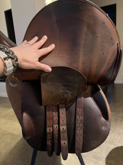 Sella da salto ostacoli Childeric  17.5" - 2021