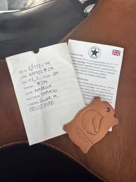 Sella western  QH 15.5" - 2022