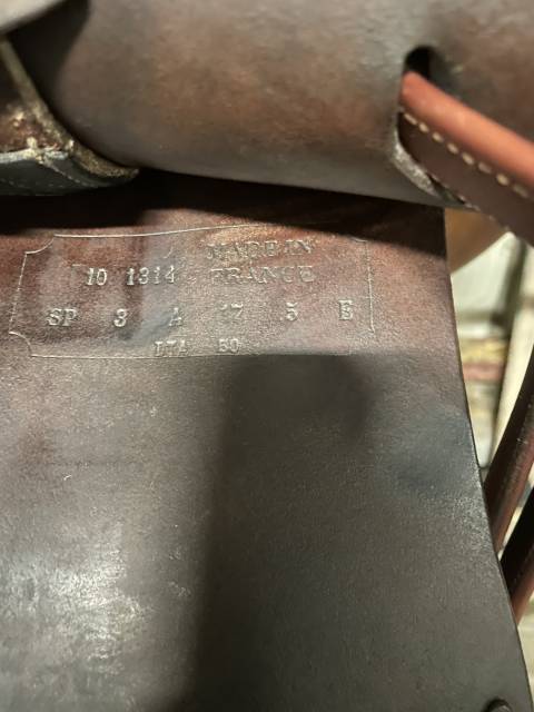 Sella da salto ostacoli Antar&egrave;s  17.5" - 2010