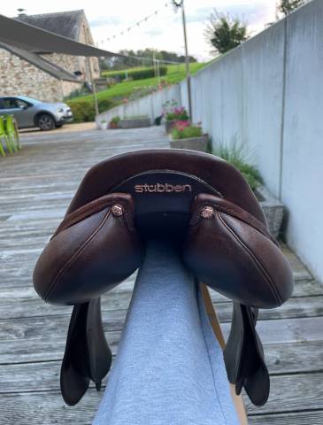 Sella da salto ostacoli Stubben  17.5" - 2021