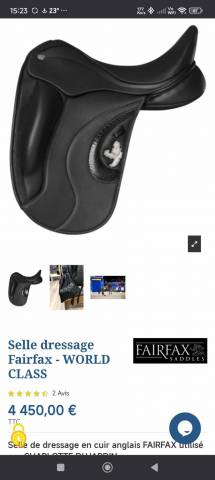 Sella da dressage Fairfax  17" - 2022