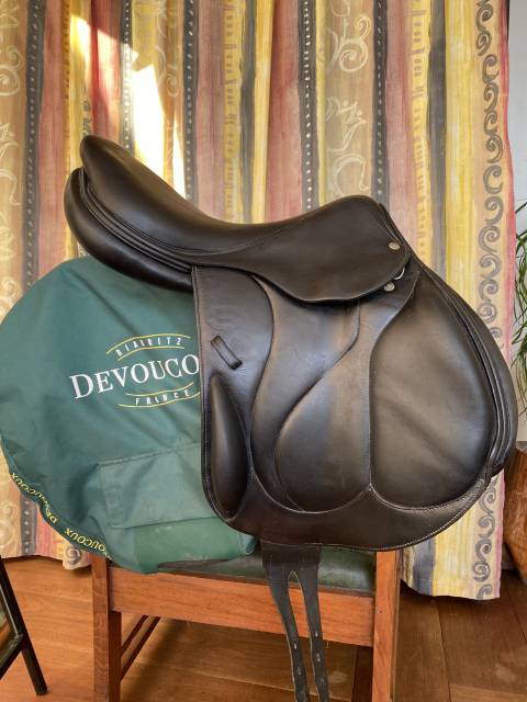 Sella da cross Devoucoux  17.5" - 2009