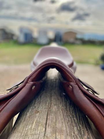 Sella da salto ostacoli Henri de Rivel  17.5" - 2019