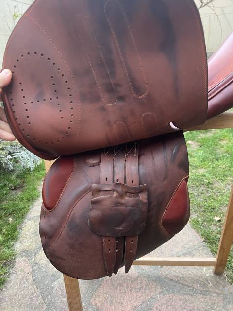 Sella da salto ostacoli Hermès  18" - 2017