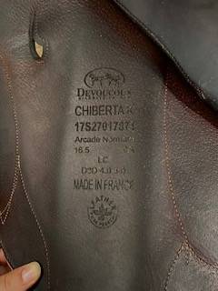 Sella mista Devoucoux  16.5" - 2017