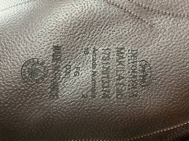 Sella da dressage Devoucoux  18" - 2017