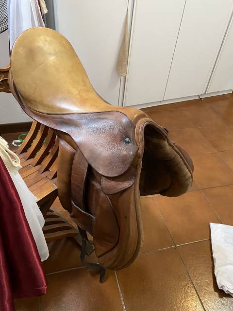 Sella da completo artigianale 17.5